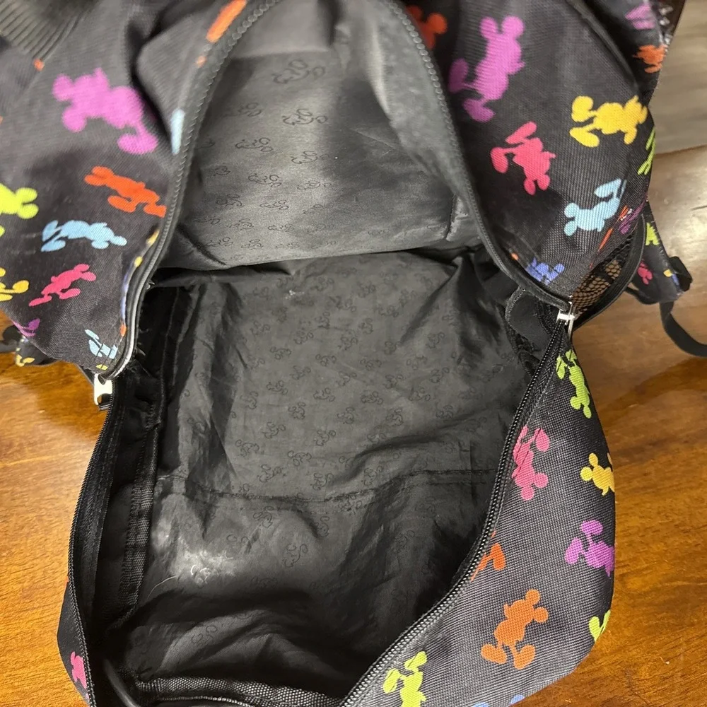 Disneyland Resort Park‎ Exclusive Black Backpack Rainbow MICKEY Mouse Silhouette
